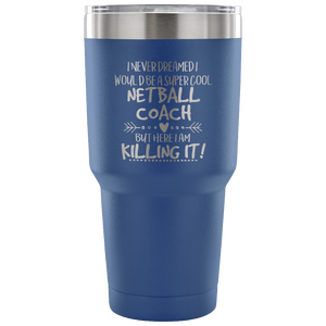 Netball Coach Travel Coffee Mug