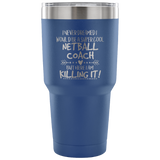 Netball Coach Travel Coffee Mug