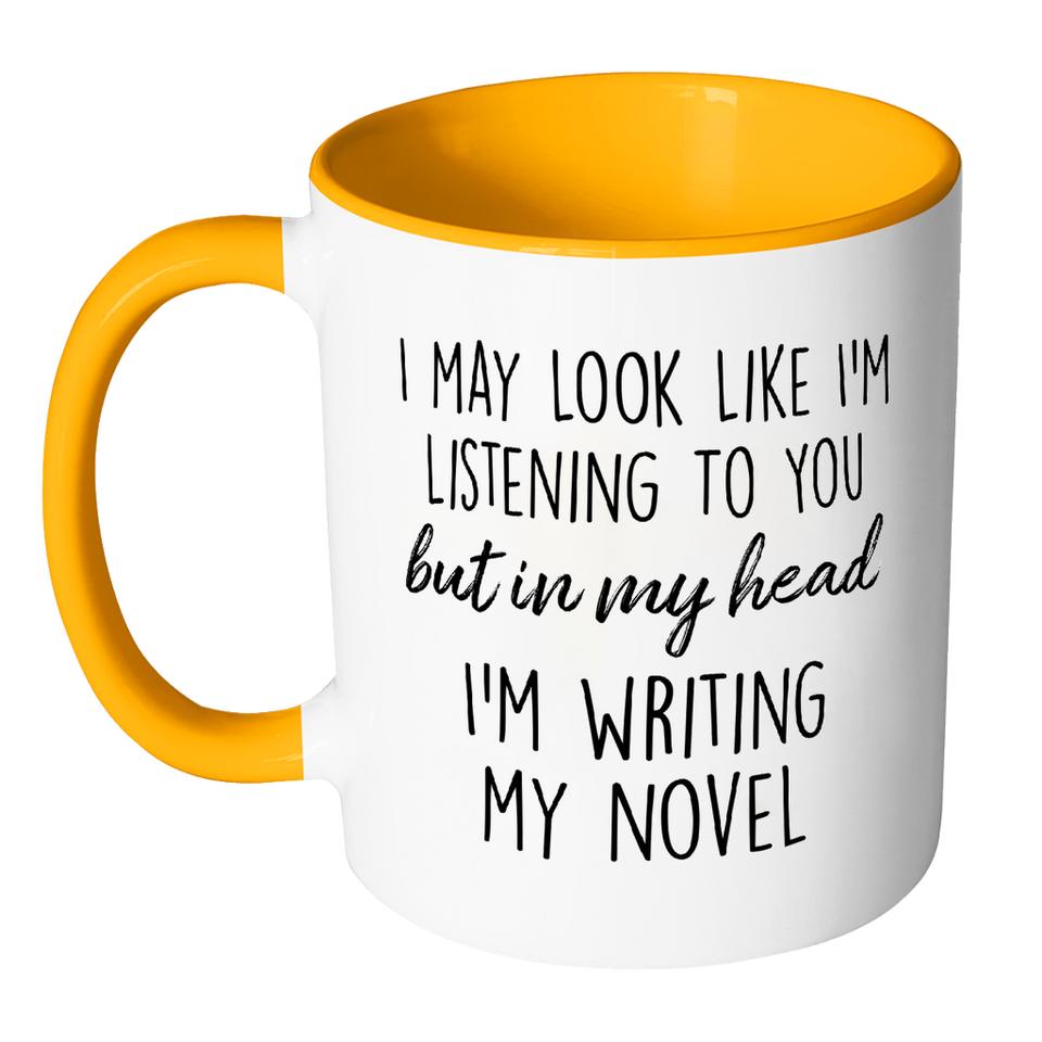 I'm Writing My Novel Accent Mug