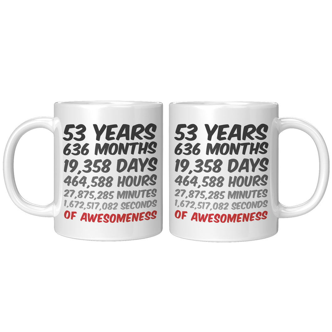 53 Years Old Mug
