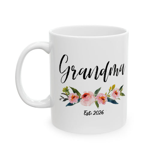 Grandma Floral est 2026 Mug