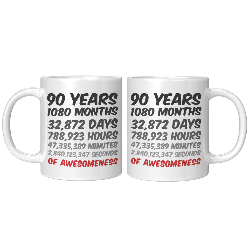 90 Years of Awesomeness Mug