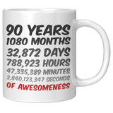 90 Years of Awesomeness Mug