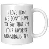 Favorite Granddaughter Mug