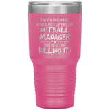 Netball Manager Tumbler