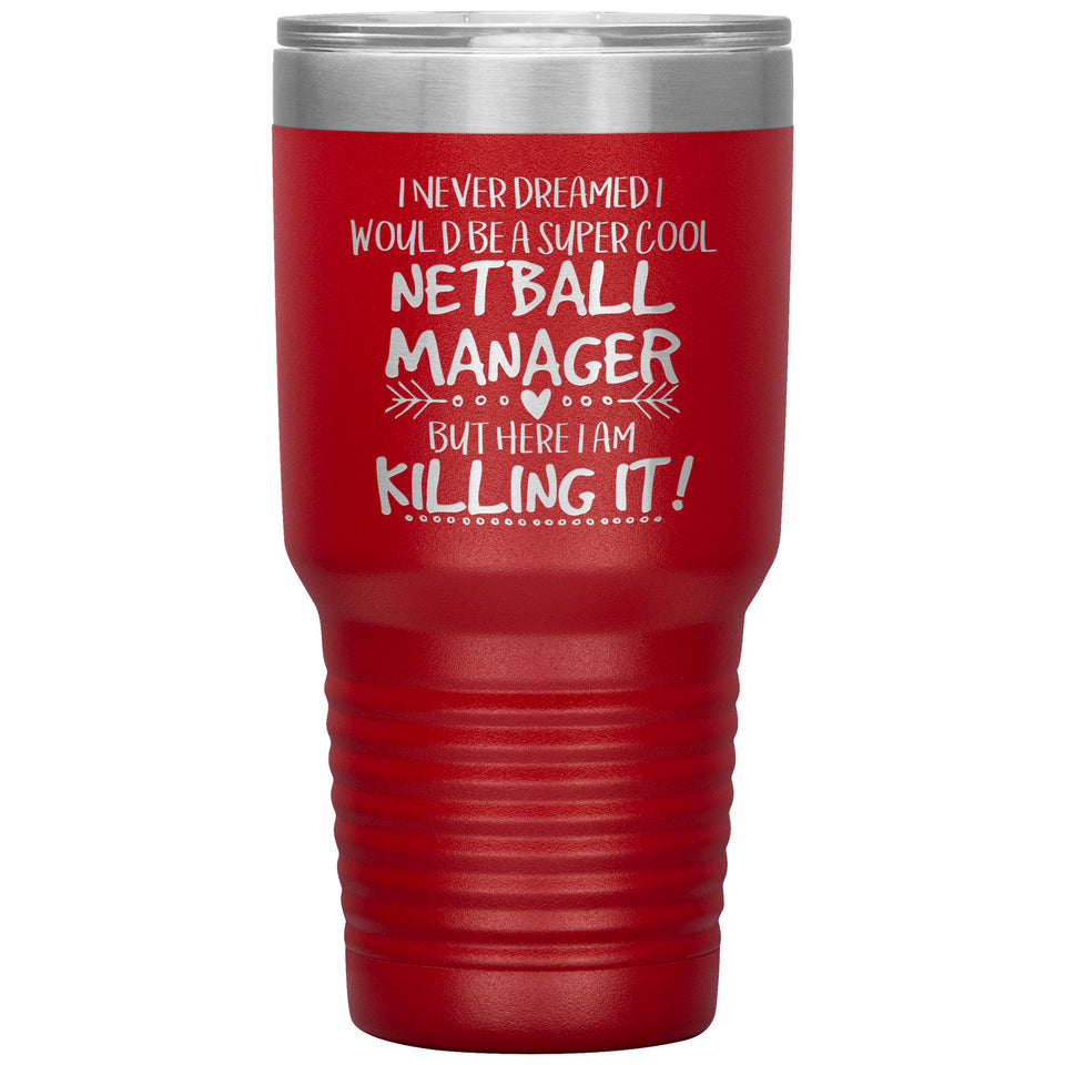 Netball Manager Tumbler