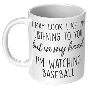 Watching Baseball Mug