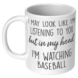Watching Baseball Mug