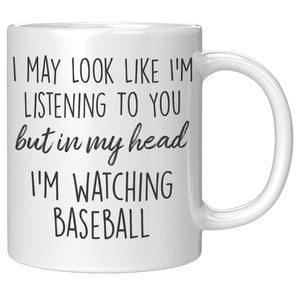 Watching Baseball Mug