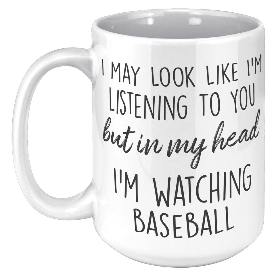 Watching Baseball Mug