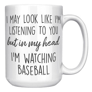 Watching Baseball Mug