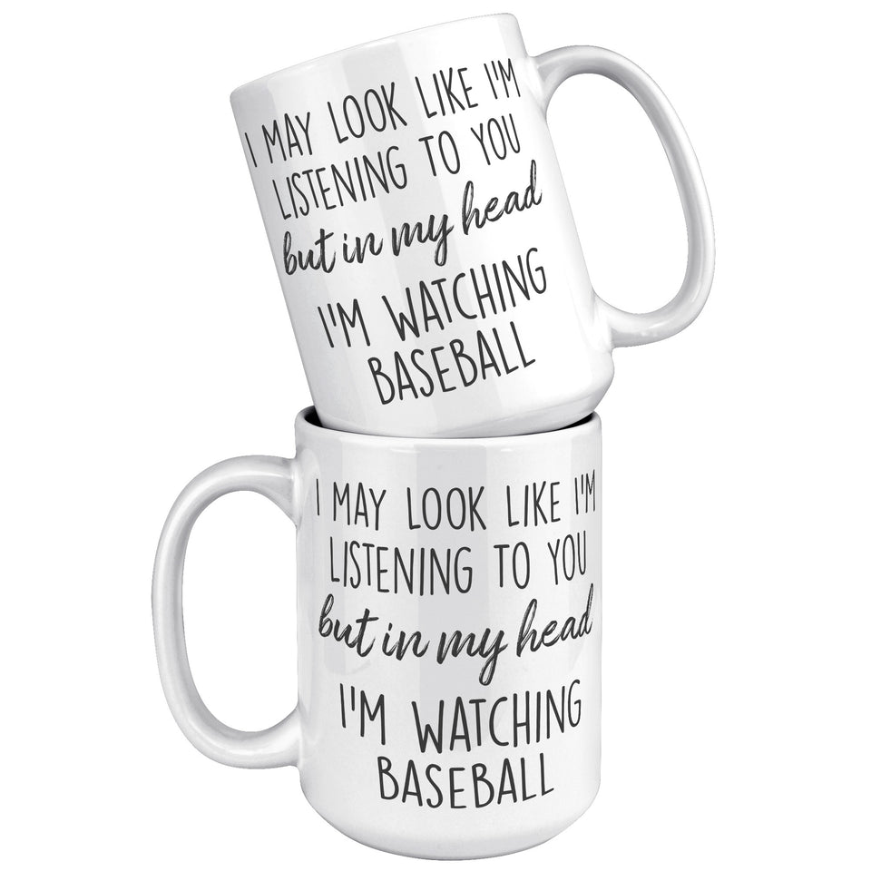 Watching Baseball Mug