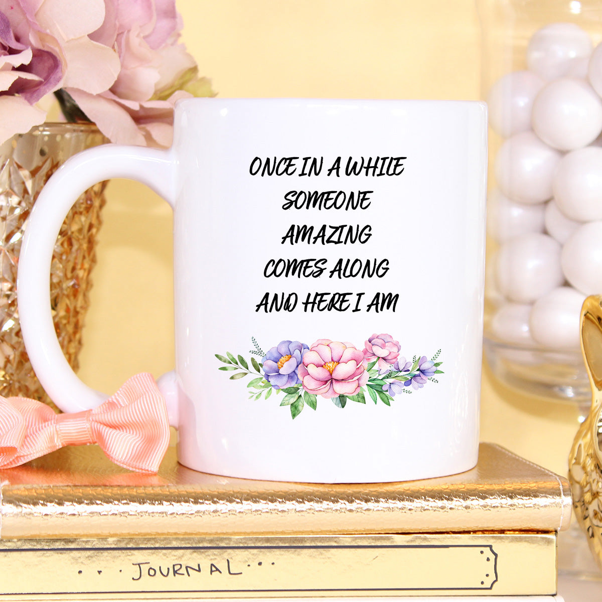 Once In A While Someone Amazing Comes Along And Here I Am Funny Coffee Mug (11oz)