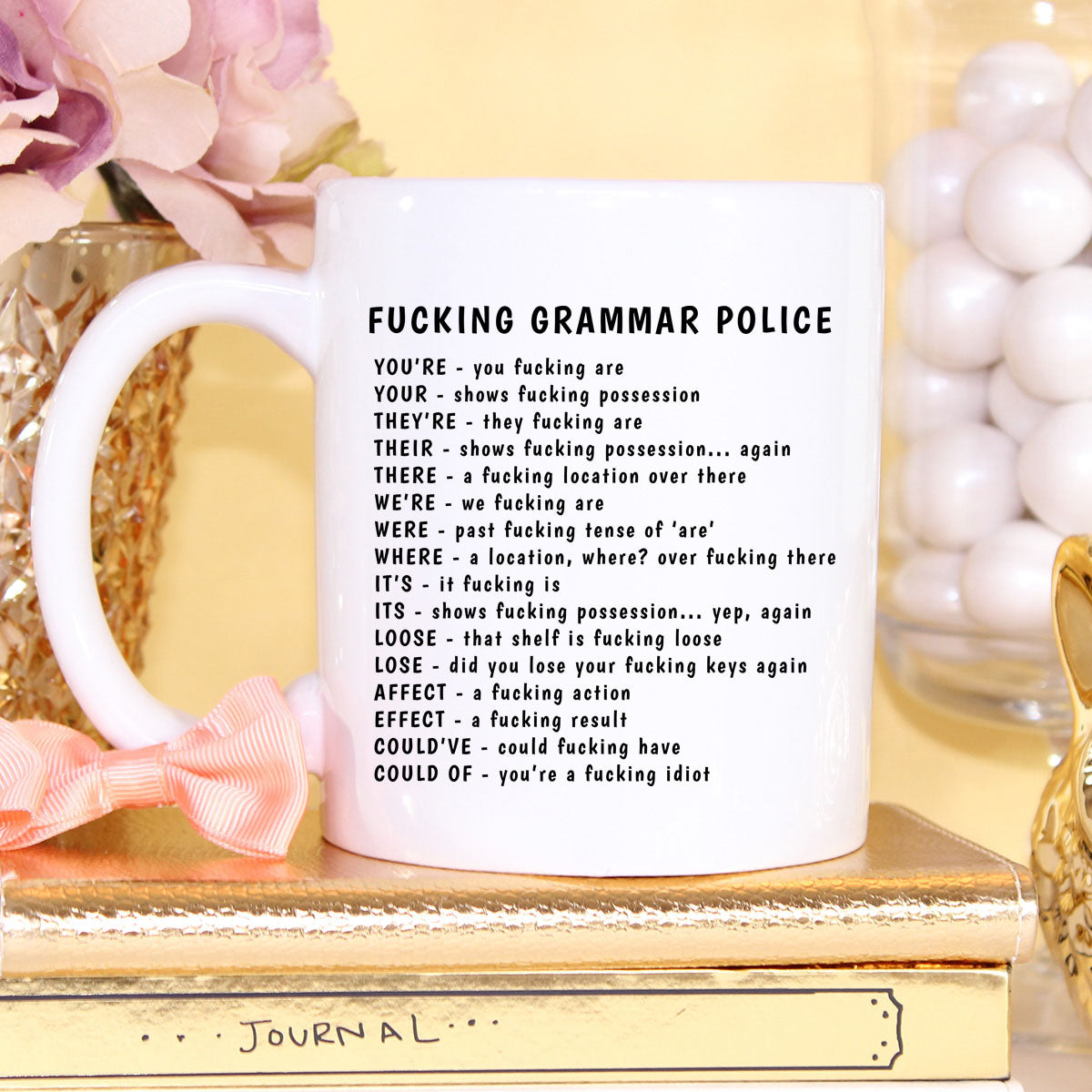 Ceramic Mug — 'F---ing Police' Lyrics Coffee Mug (11oz)