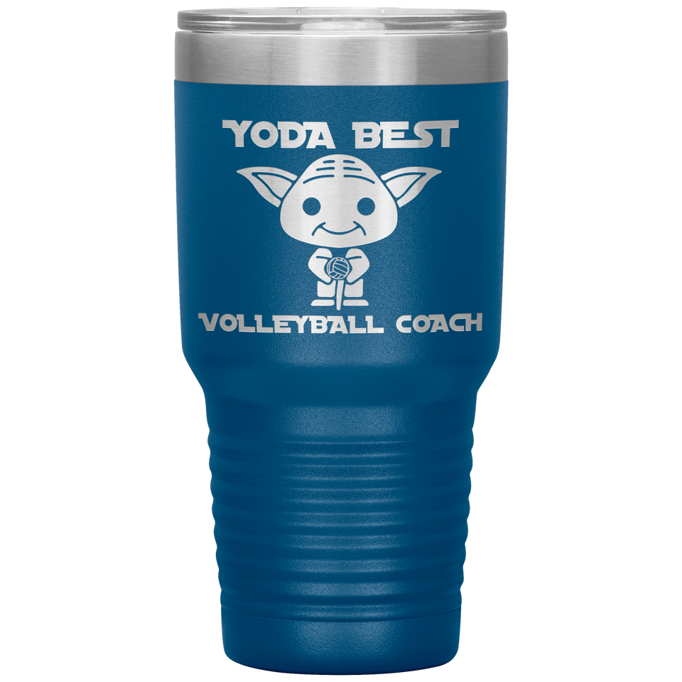 Yoda Best Volleyball Coach Tumbler