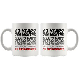 63 Years Mug