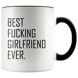 Best Fucking Girlfriend Ever Accent Mug