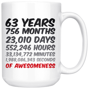 63 Years Mug