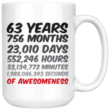 63 Years Mug