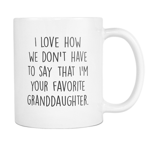 Favorite Granddaughter Coffee Mug