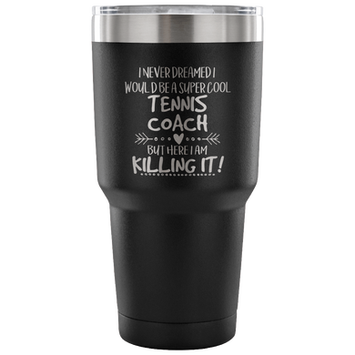 Tennis Coach Travel Coffee Mug