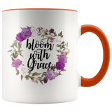 Bloom With Grace Accent Mug