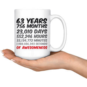 63 Years Mug