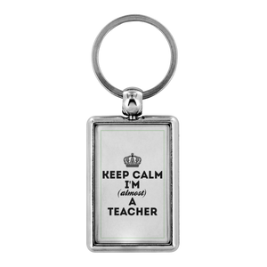 Keyring keep calm teacher