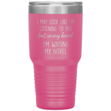 Writing My Novel Travel Tumbler