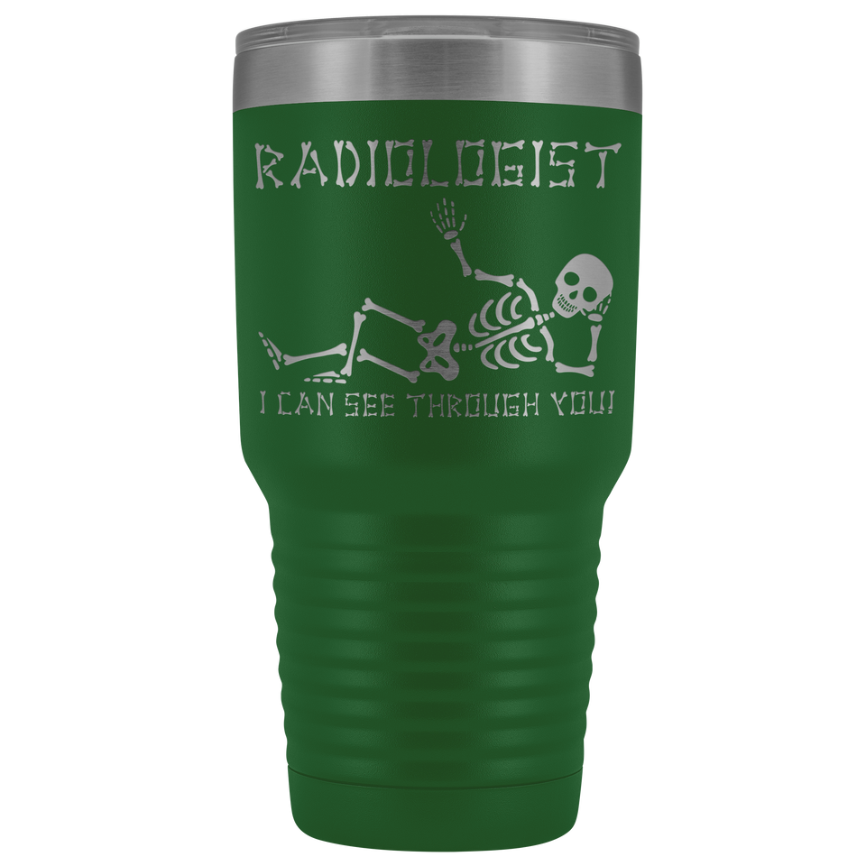 Radiologist - I can see through you travel mug