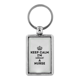 Keyring keep calm nurse