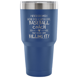 Baseball Coach Travel Coffee Mug