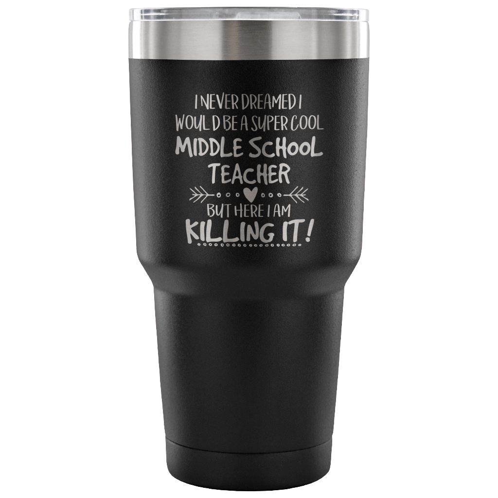 Middle School Teacher Travel Coffee Mug