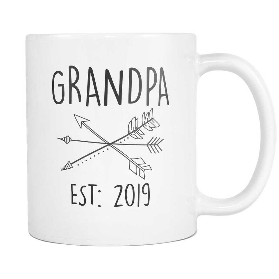 Grandpa 2019 Set with Arrows Coffee Mug