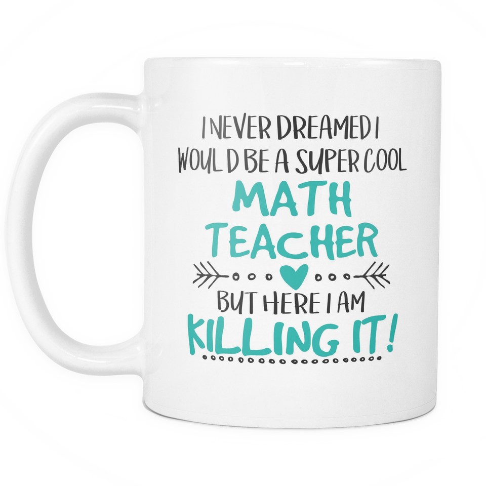 Super Cool Math Teacher Coffee Mug