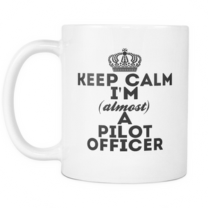 Keep Calm Pilot Officer Coffee Mug
