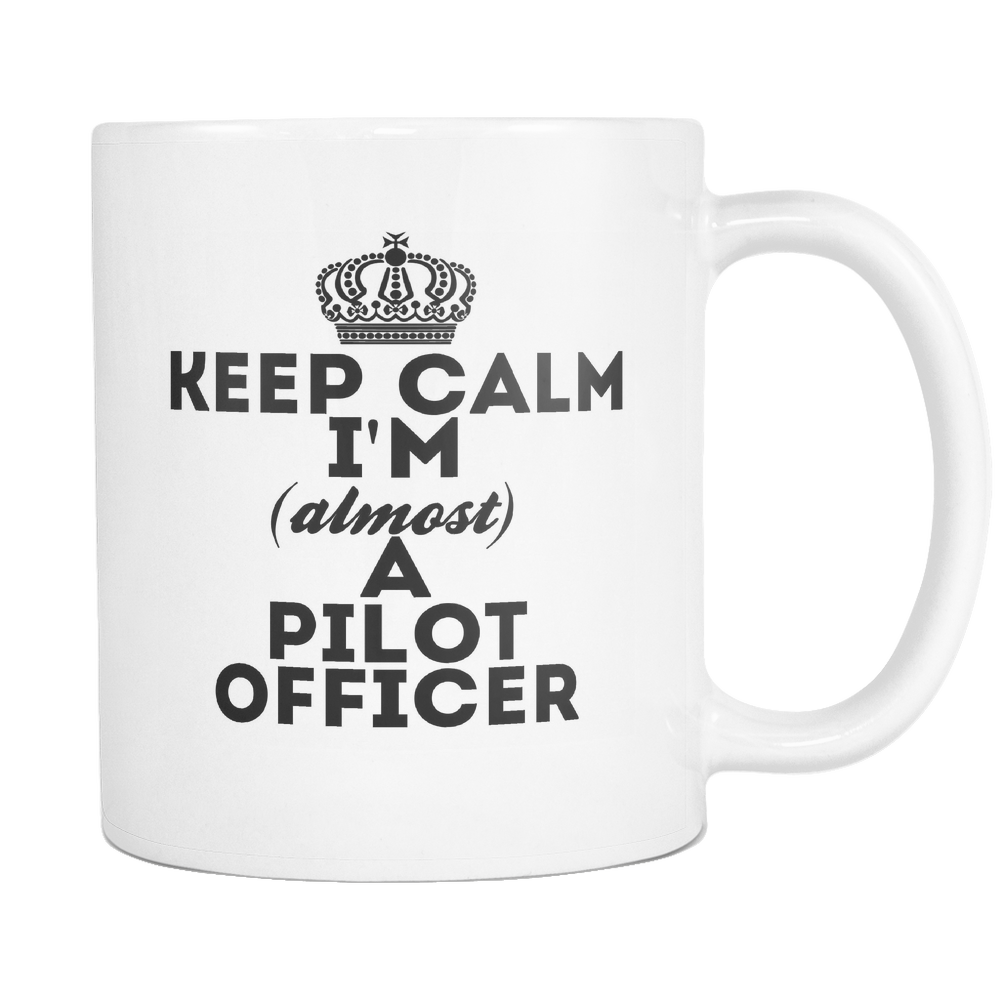 Keep Calm Pilot Officer Coffee Mug