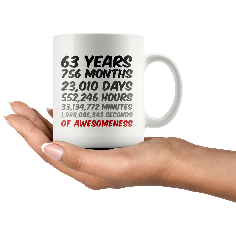 63 Years Mug