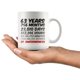 63 Years Mug