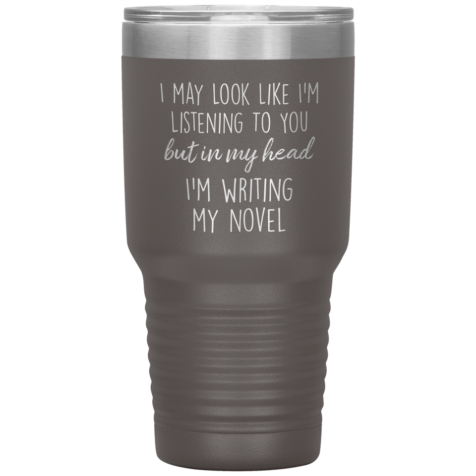 Writing My Novel Travel Tumbler