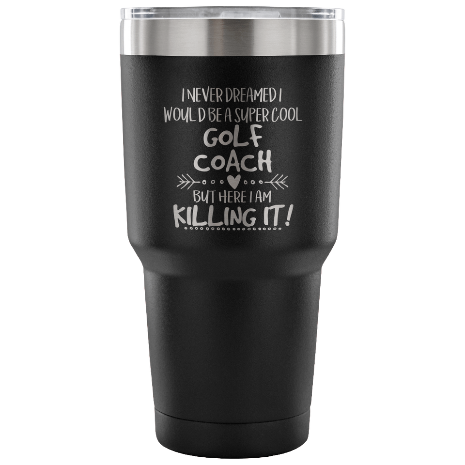Golf Coach Travel Coffee Mug