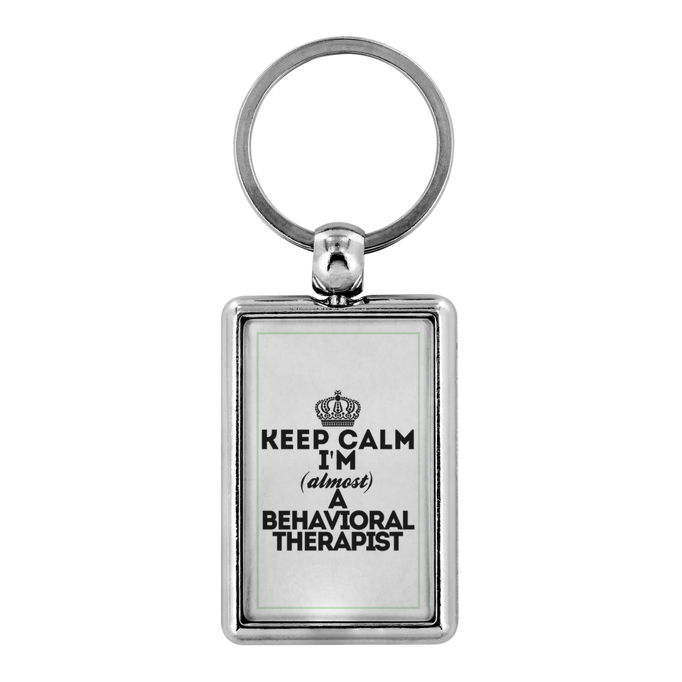 Keyring keep calm behavioral therapist