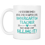 Super Cool Kindergarten Teacher Coffee Mug