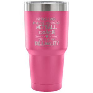 Netball Coach Travel Coffee Mug