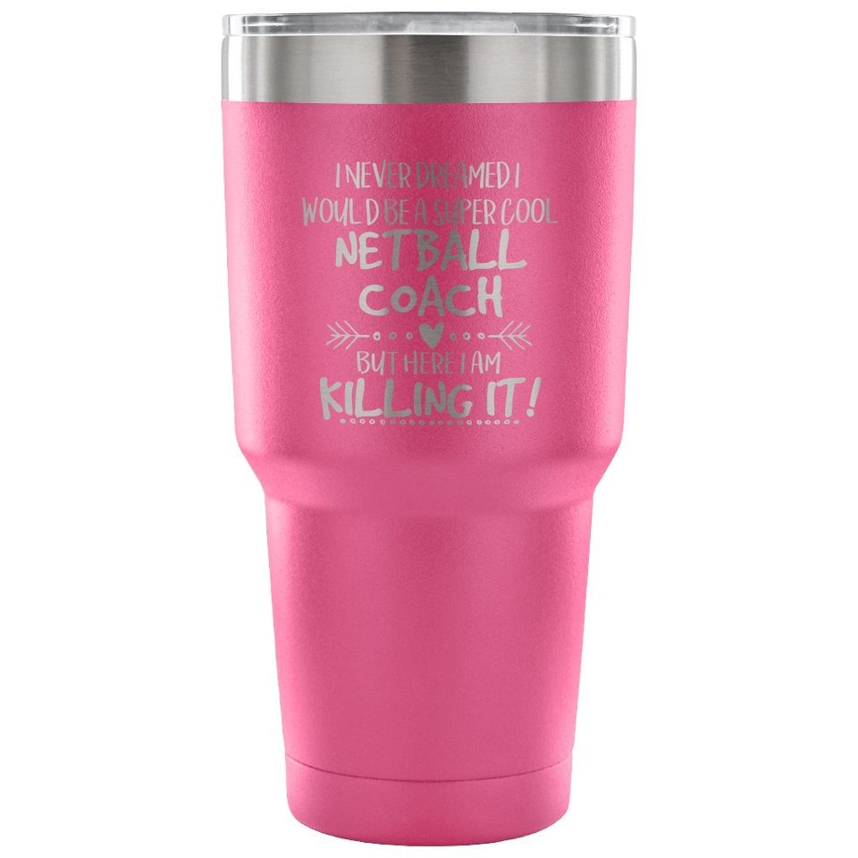 Netball Coach Travel Coffee Mug