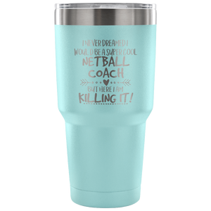 Netball Coach Travel Coffee Mug