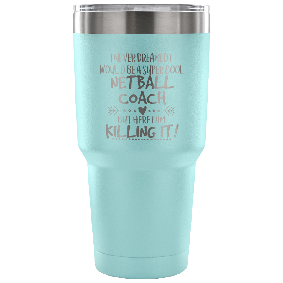 Netball Coach Travel Coffee Mug