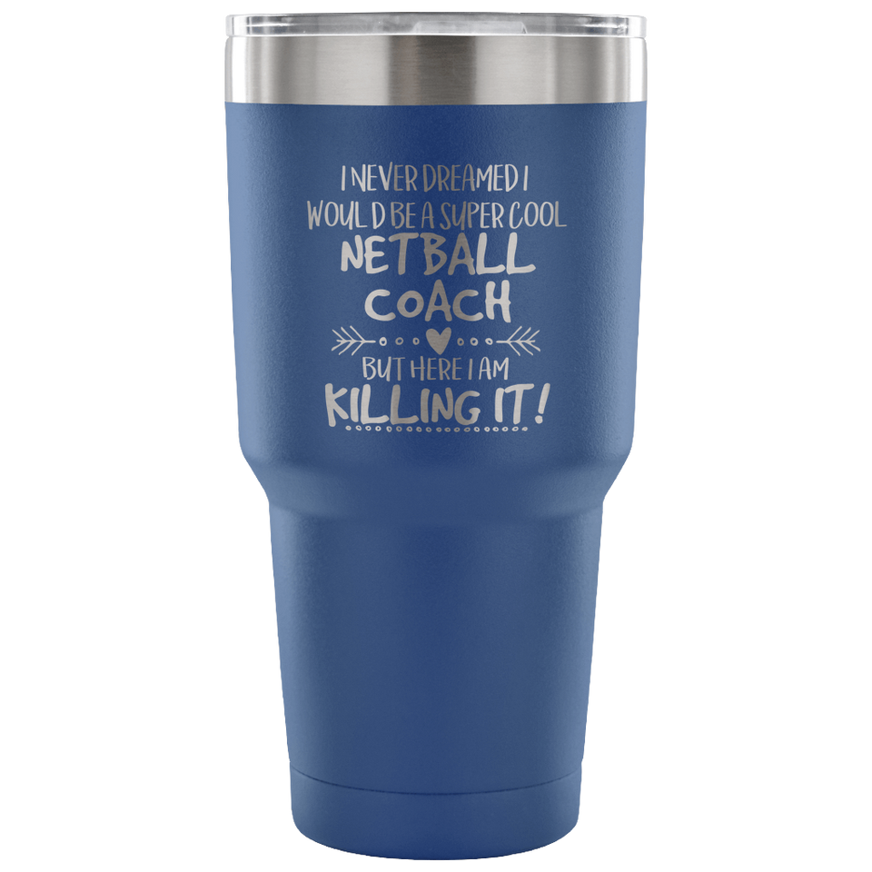 Netball Coach Travel Coffee Mug