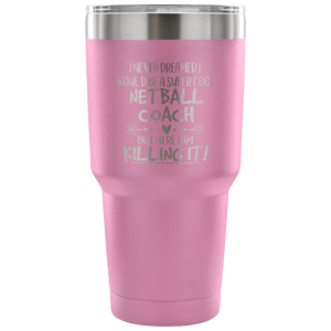 Netball Coach Travel Coffee Mug