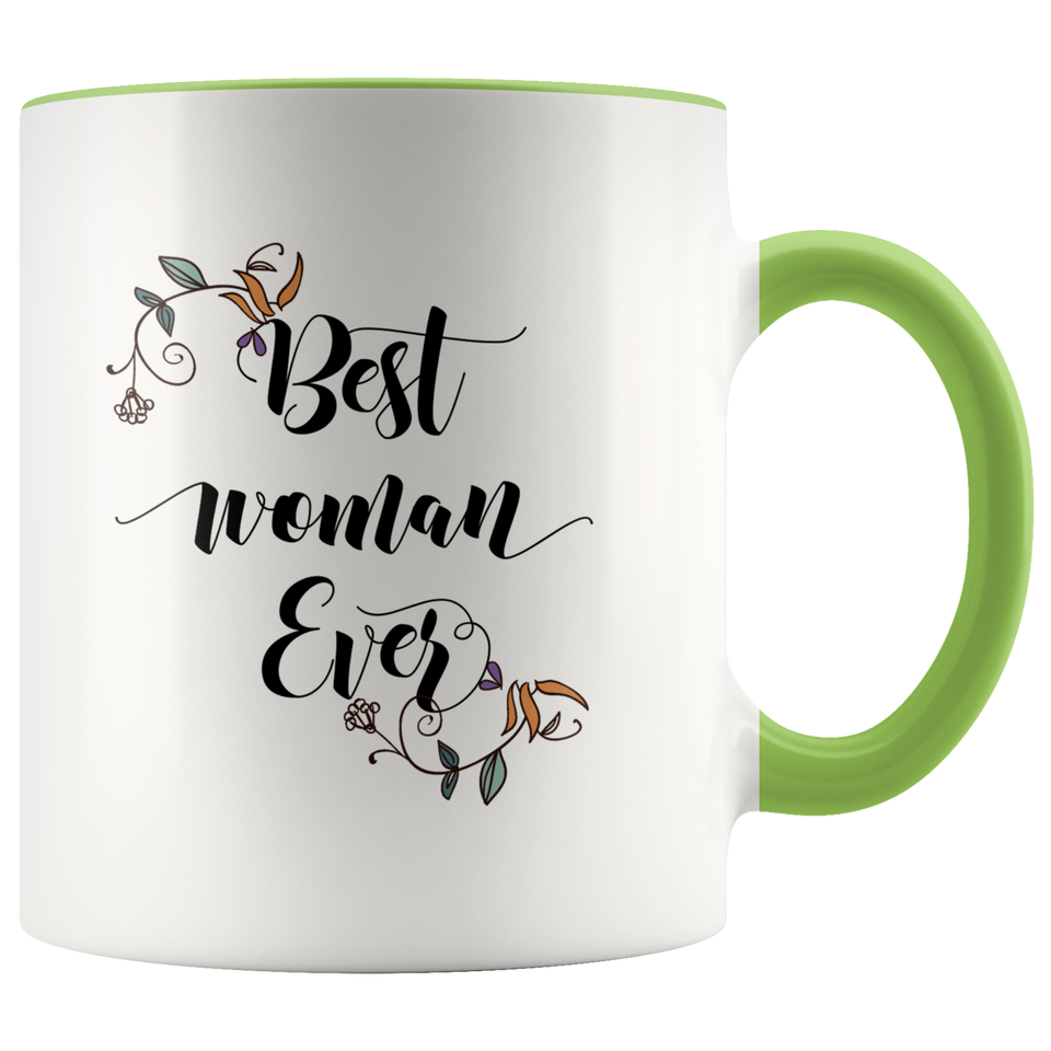 Best Woman Ever Accent Mug